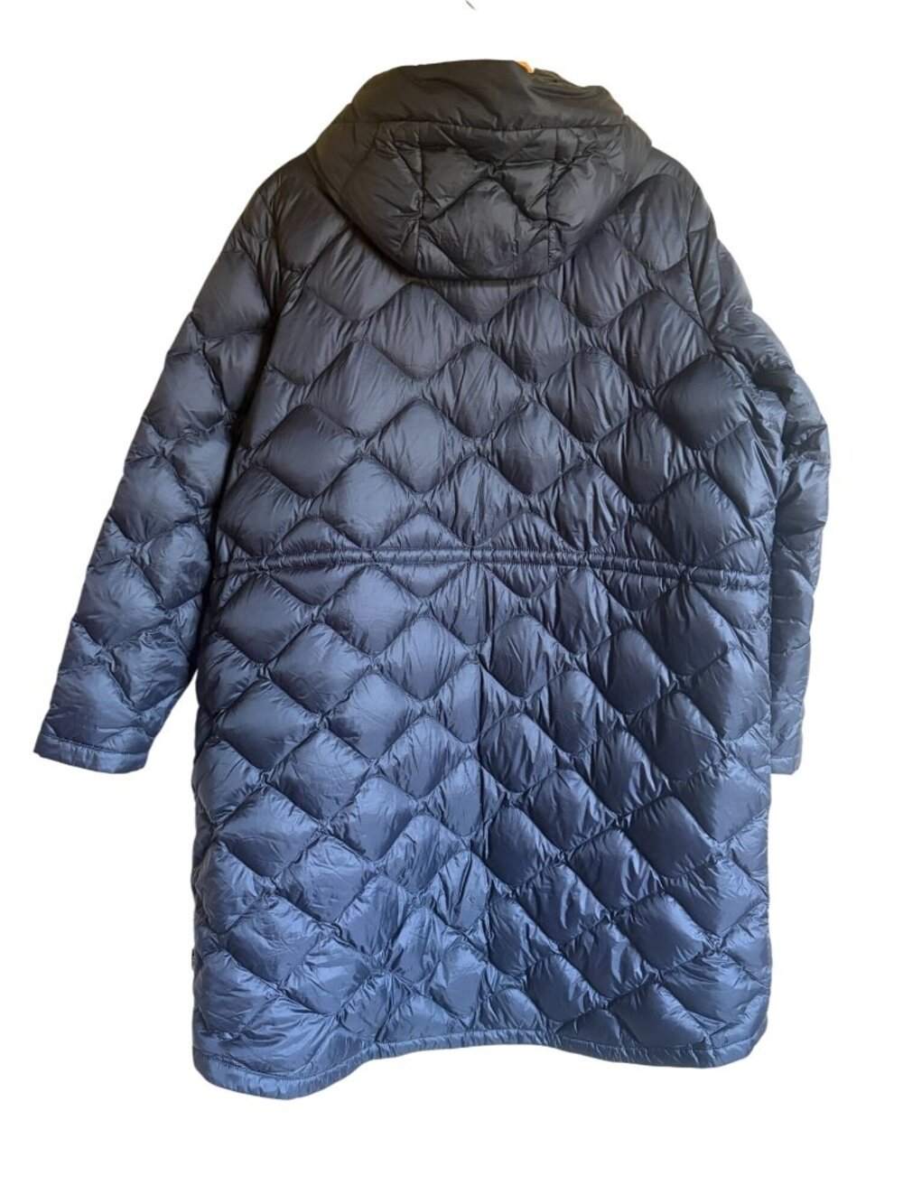 Eddie Bauer 650 Down Filled Long Line Puffer Jacket XXL with Hood - Picture 2 of 10